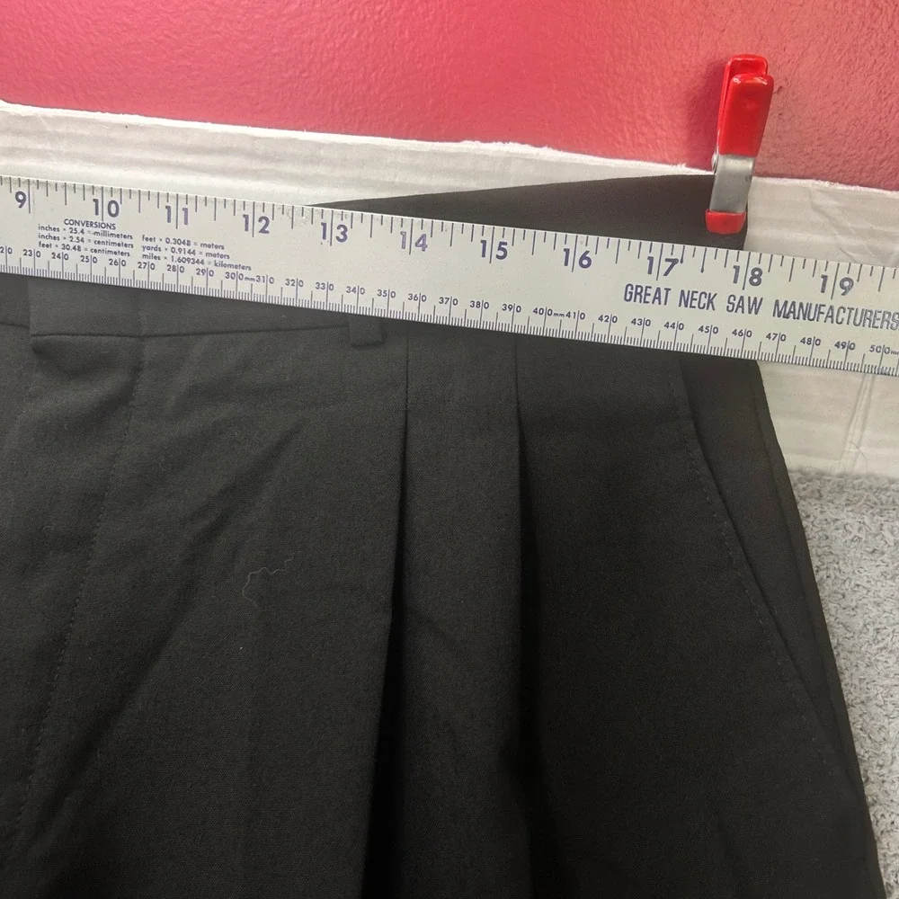 Levis Travelers Pleated Trousers Black 36x32 Vintage 90s Big E Workwear USA